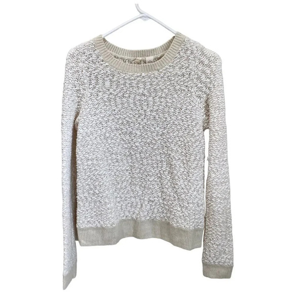 ANTHROPOLOGIE Moth Arbor Sweater White Size Medium - Picture 1 of 5